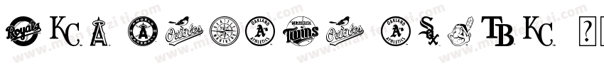 MLB Astros Regul字体转换